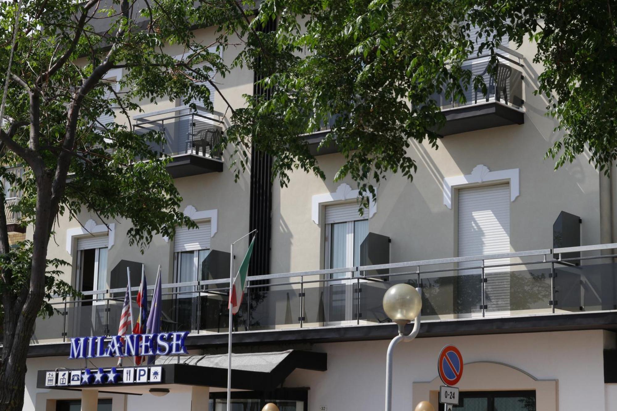 Hotel Milanese Rimini Ngoại thất bức ảnh